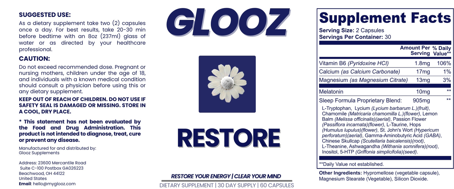 Glooz™ Restore